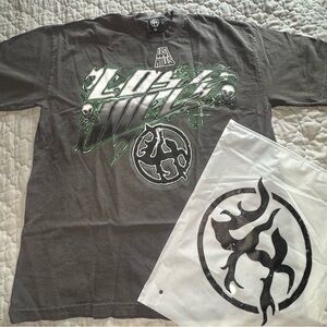 Lost Hills Men’s Graphic Tee - Gray and Green